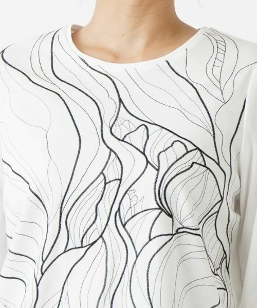 Leilian PLUS HOUSE / レリアンプラスハウス カットソー | デザインカットソー【ROCHAS Premiere】 | 詳細10