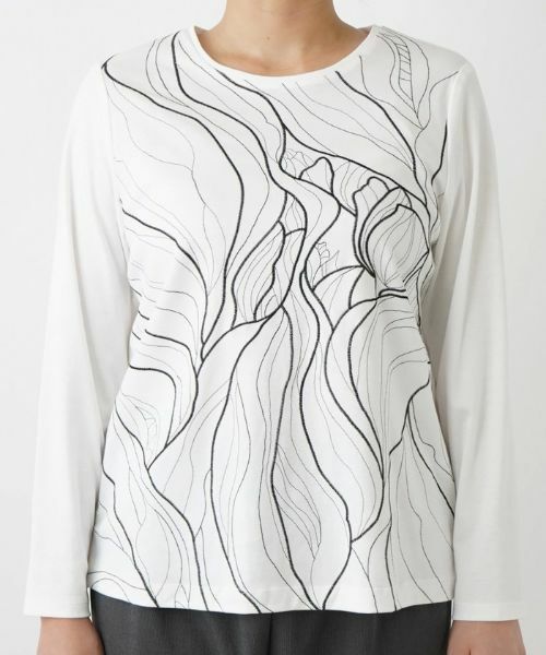 Leilian PLUS HOUSE / レリアンプラスハウス カットソー | デザインカットソー【ROCHAS Premiere】 | 詳細14