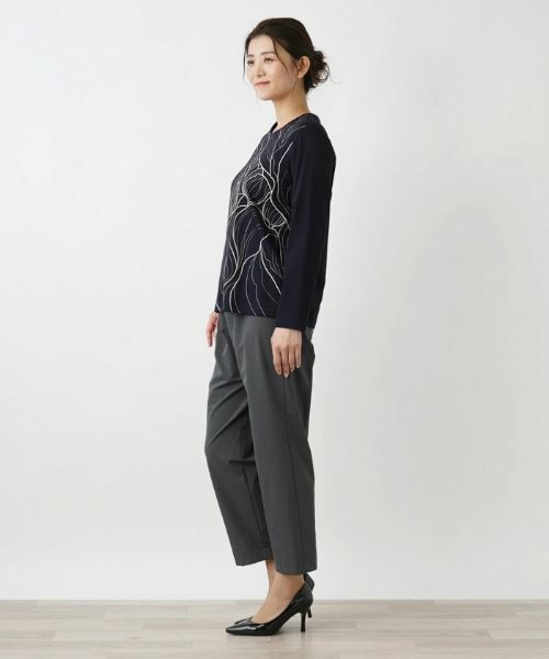 Leilian PLUS HOUSE / レリアンプラスハウス カットソー | デザインカットソー【ROCHAS Premiere】 | 詳細2