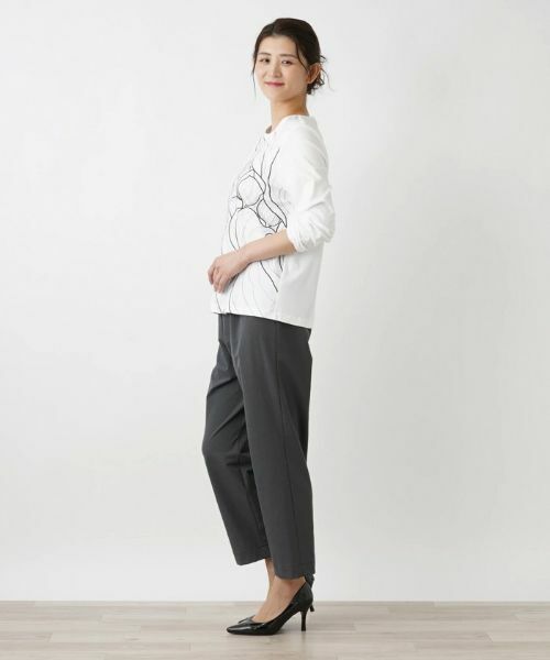 Leilian PLUS HOUSE / レリアンプラスハウス カットソー | デザインカットソー【ROCHAS Premiere】 | 詳細5