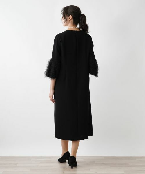 Leilian PLUS HOUSE / レリアンプラスハウス ドレス | ノーカラーワンピース | 詳細3