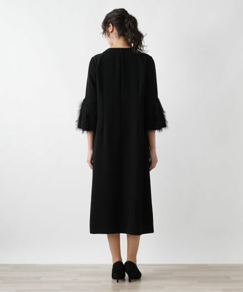 Leilian PLUS HOUSE / レリアンプラスハウス ドレス | ノーカラーワンピース | 詳細6