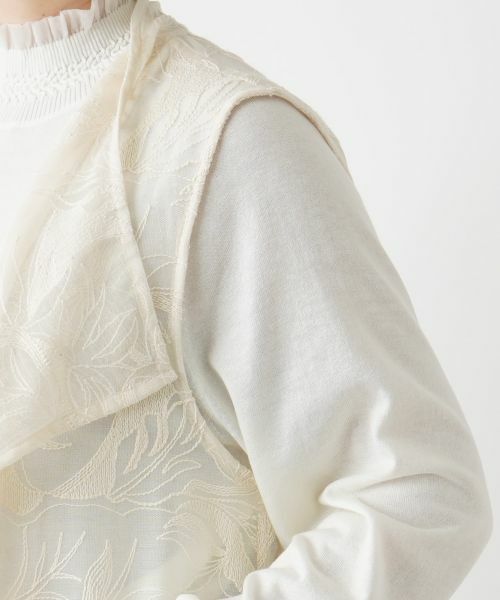 Leilian PLUS HOUSE / レリアンプラスハウス テーラードジャケット | ロングジレ | 詳細9