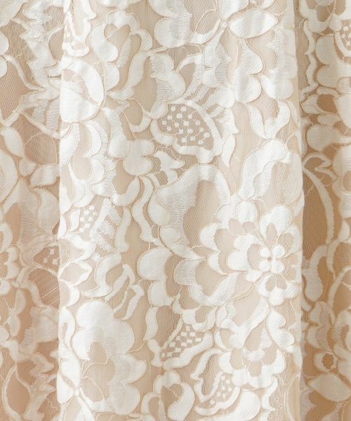 Leilian PLUS HOUSE / レリアンプラスハウス ミニ・ひざ丈スカート | フラワーレーススカート | 詳細12