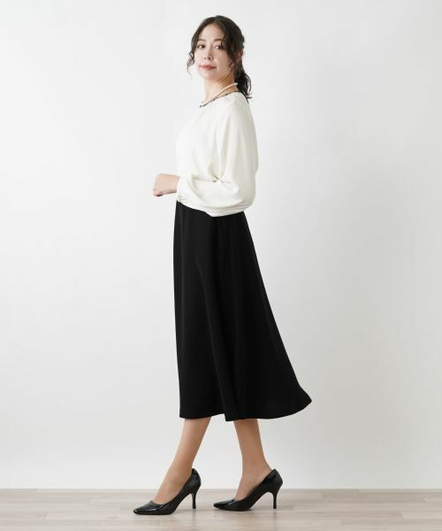 Leilian PLUS HOUSE / レリアンプラスハウス ミニ・ひざ丈スカート | フレアスカート | 詳細2