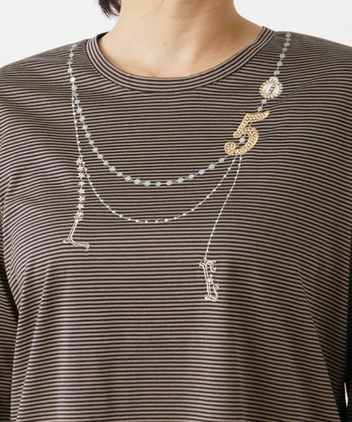 Leilian PLUS HOUSE / レリアンプラスハウス カットソー | ナローボーダーカットソー【プラス企画】 | 詳細11