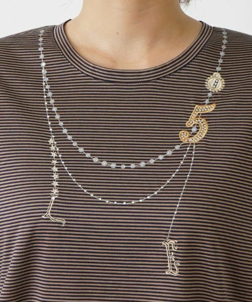 Leilian PLUS HOUSE / レリアンプラスハウス カットソー | ナローボーダーカットソー【プラス企画】 | 詳細15