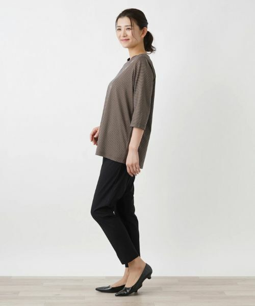 Leilian PLUS HOUSE / レリアンプラスハウス カットソー | ナローボーダーカットソー【プラス企画】 | 詳細6