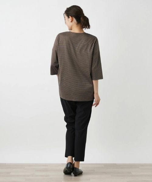 Leilian PLUS HOUSE / レリアンプラスハウス カットソー | ナローボーダーカットソー【プラス企画】 | 詳細7