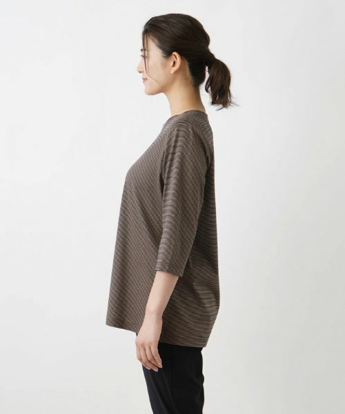 Leilian PLUS HOUSE / レリアンプラスハウス カットソー | ナローボーダーカットソー【プラス企画】 | 詳細9