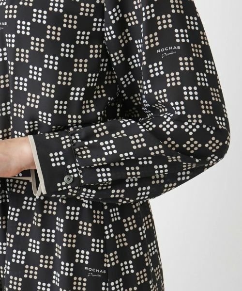Leilian PLUS HOUSE / レリアンプラスハウス ドレス | 総柄ワンピース【ROCHAS Premiere】 | 詳細10