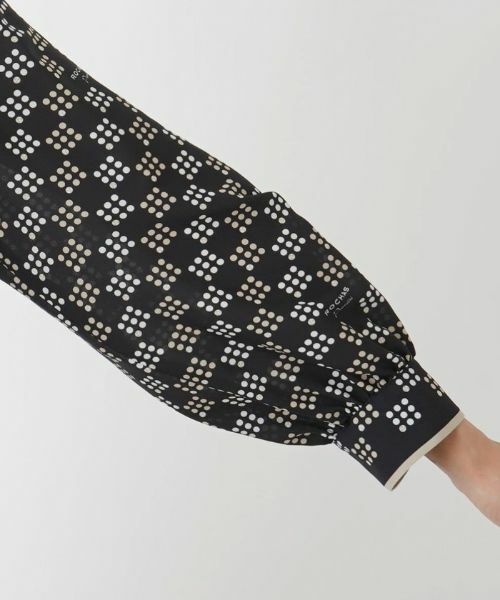 Leilian PLUS HOUSE / レリアンプラスハウス ドレス | 総柄ワンピース【ROCHAS Premiere】 | 詳細11