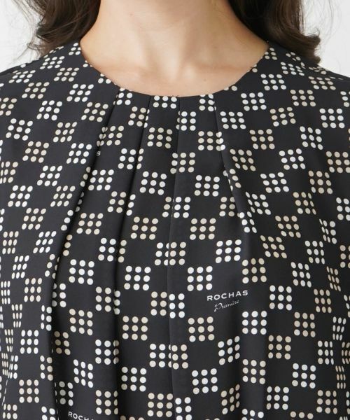 Leilian PLUS HOUSE / レリアンプラスハウス ドレス | 総柄ワンピース【ROCHAS Premiere】 | 詳細8