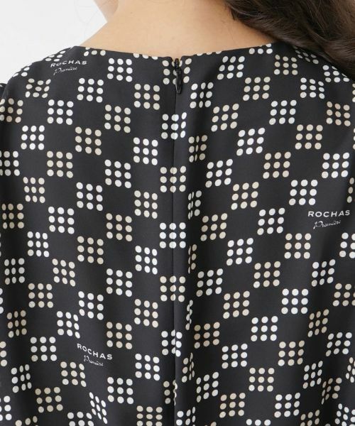 Leilian PLUS HOUSE / レリアンプラスハウス ドレス | 総柄ワンピース【ROCHAS Premiere】 | 詳細9