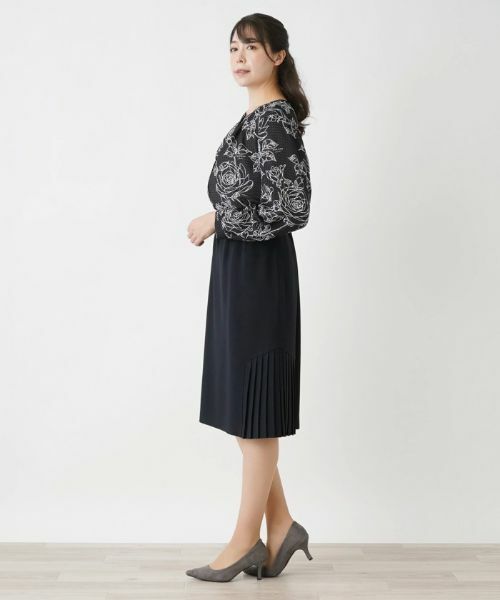 Leilian PLUS HOUSE / レリアンプラスハウス シャツ・ブラウス | ノーカラーブラウス【ROCHAS Premiere】 | 詳細2