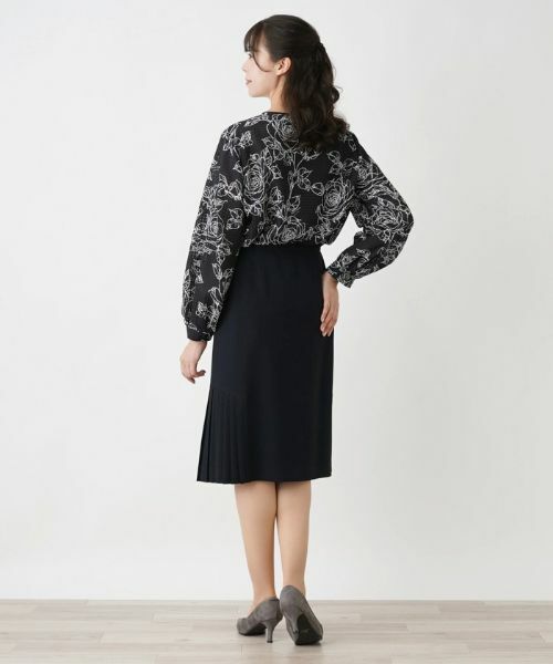 Leilian PLUS HOUSE / レリアンプラスハウス シャツ・ブラウス | ノーカラーブラウス【ROCHAS Premiere】 | 詳細3