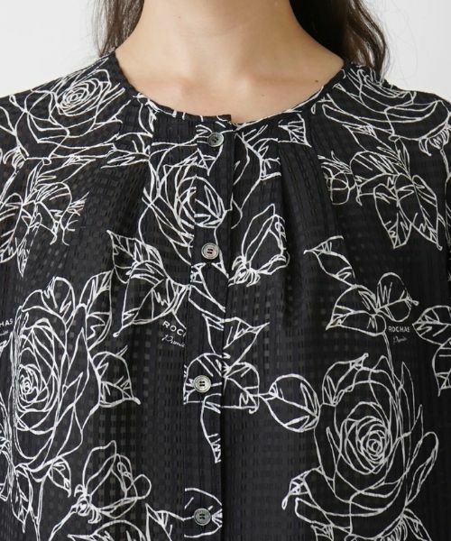 Leilian PLUS HOUSE / レリアンプラスハウス シャツ・ブラウス | ノーカラーブラウス【ROCHAS Premiere】 | 詳細7