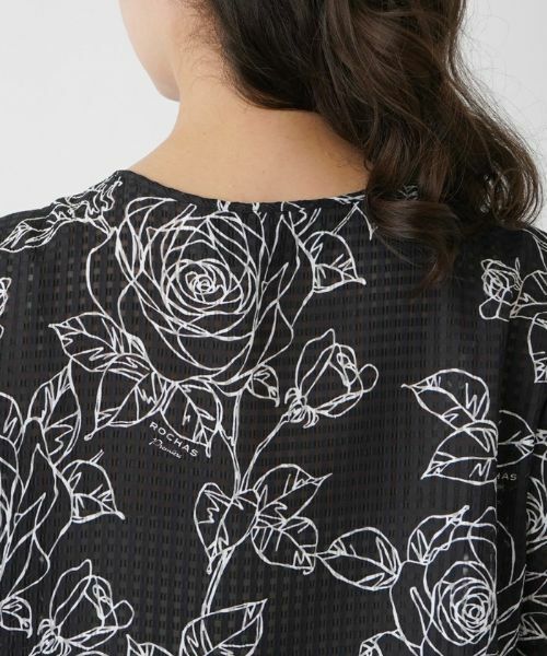 Leilian PLUS HOUSE / レリアンプラスハウス シャツ・ブラウス | ノーカラーブラウス【ROCHAS Premiere】 | 詳細8