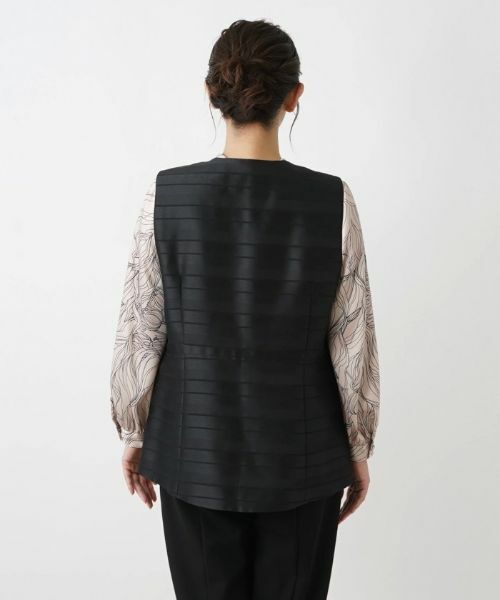 Leilian PLUS HOUSE / レリアンプラスハウス テーラードジャケット | ミディ丈ベスト【ROCHAS Premiere】 | 詳細6