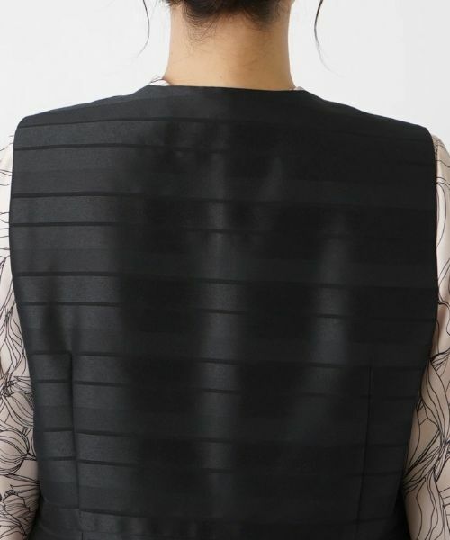 Leilian PLUS HOUSE / レリアンプラスハウス テーラードジャケット | ミディ丈ベスト【ROCHAS Premiere】 | 詳細9