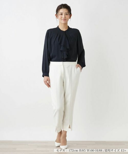 Leilian PLUS HOUSE / レリアンプラスハウス シャツ・ブラウス | ロングスリーブブラウス【ROCHAS Premiere】 | 詳細1