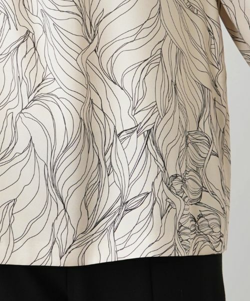 Leilian PLUS HOUSE / レリアンプラスハウス シャツ・ブラウス | フラワーデザインブラウス【ROCHAS Premiere】 | 詳細10