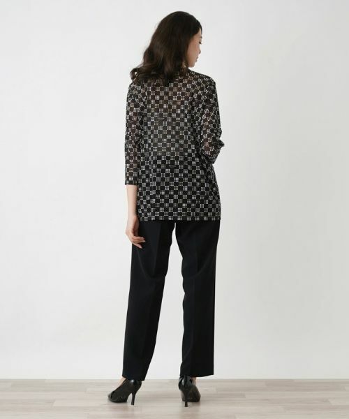 Leilian PLUS HOUSE / レリアンプラスハウス カットソー | 総柄プルオーバー【ROCHAS Premiere】 | 詳細3