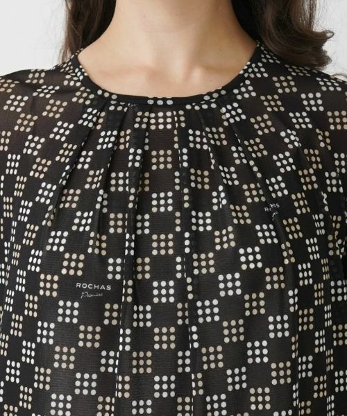 Leilian PLUS HOUSE / レリアンプラスハウス カットソー | 総柄プルオーバー【ROCHAS Premiere】 | 詳細7