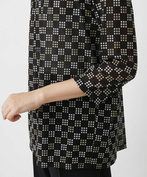 Leilian PLUS HOUSE / レリアンプラスハウス カットソー | 総柄プルオーバー【ROCHAS Premiere】 | 詳細9