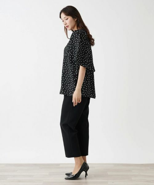 Leilian PLUS HOUSE / レリアンプラスハウス シャツ・ブラウス | 【店舗人気】ドット柄ブラウス【プラス企画】 | 詳細2