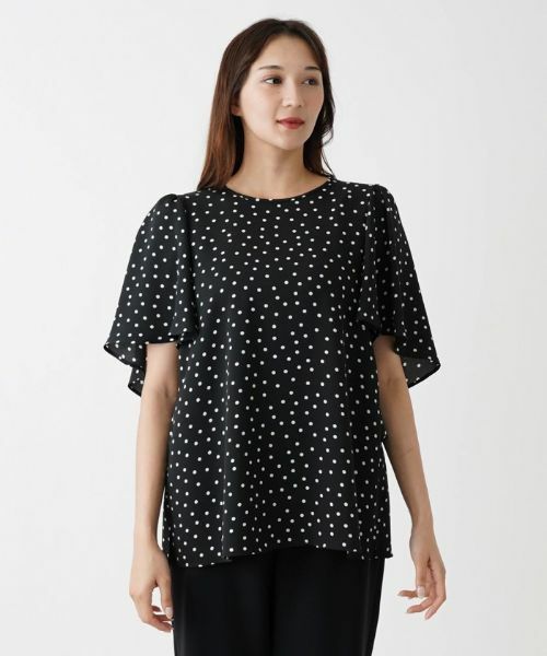 Leilian PLUS HOUSE / レリアンプラスハウス シャツ・ブラウス | 【店舗人気】ドット柄ブラウス【プラス企画】 | 詳細4