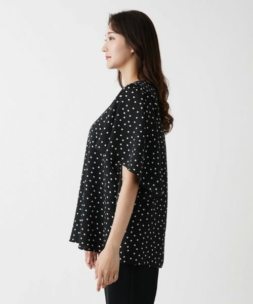 Leilian PLUS HOUSE / レリアンプラスハウス シャツ・ブラウス | 【店舗人気】ドット柄ブラウス【プラス企画】 | 詳細5