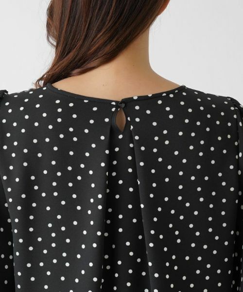 Leilian PLUS HOUSE / レリアンプラスハウス シャツ・ブラウス | 【店舗人気】ドット柄ブラウス【プラス企画】 | 詳細8
