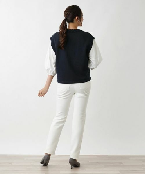 Leilian PLUS HOUSE / レリアンプラスハウス テーラードジャケット | ニットベスト【MUSE BY ROCHAS Premiere】 | 詳細3