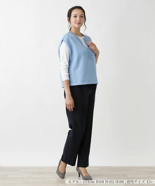 Leilian PLUS HOUSE / レリアンプラスハウス テーラードジャケット | ニットベスト【MUSE BY ROCHAS Premiere】 | 詳細4