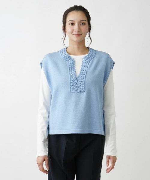 Leilian PLUS HOUSE / レリアンプラスハウス テーラードジャケット | ニットベスト【MUSE BY ROCHAS Premiere】 | 詳細7