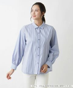 Leilian PLUS HOUSE / レリアンプラスハウス シャツ・ブラウス | 襟付きブラウス【MUSE BY ROCHAS Premiere】