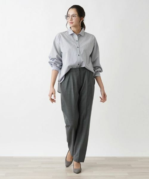 Leilian PLUS HOUSE / レリアンプラスハウス シャツ・ブラウス | 襟付きブラウス【MUSE BY ROCHAS Premiere】 | 詳細1