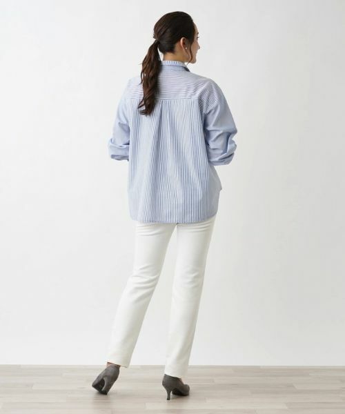 Leilian PLUS HOUSE / レリアンプラスハウス シャツ・ブラウス | 襟付きブラウス【MUSE BY ROCHAS Premiere】 | 詳細7