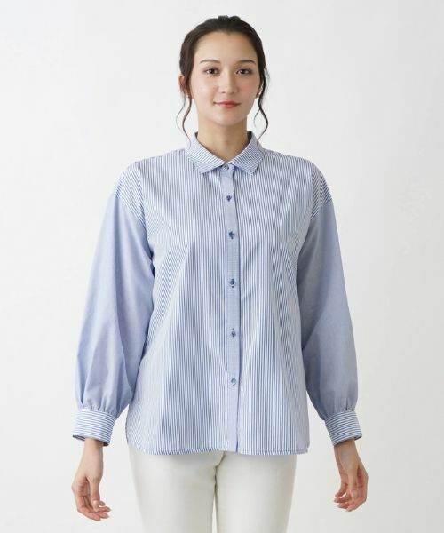 Leilian PLUS HOUSE / レリアンプラスハウス シャツ・ブラウス | 襟付きブラウス【MUSE BY ROCHAS Premiere】 | 詳細8