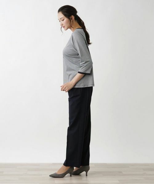 Leilian PLUS HOUSE / レリアンプラスハウス カットソー | ボーダーカットソー【MUSE BY ROCHAS Premiere】 | 詳細2