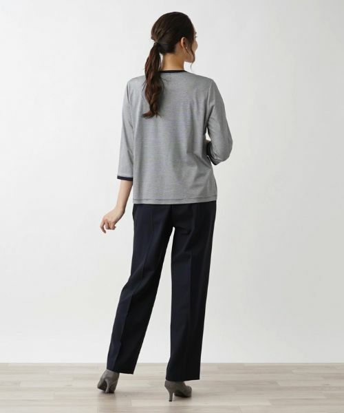 Leilian PLUS HOUSE / レリアンプラスハウス カットソー | ボーダーカットソー【MUSE BY ROCHAS Premiere】 | 詳細3