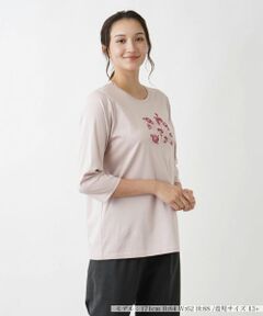 Leilian PLUS HOUSE / レリアンプラスハウス カットソー | クロップドスリーブカットソー【MUSE BY ROCHAS Premiere】