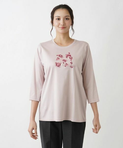 Leilian PLUS HOUSE / レリアンプラスハウス カットソー | クロップドスリーブカットソー【MUSE BY ROCHAS Premiere】 | 詳細10