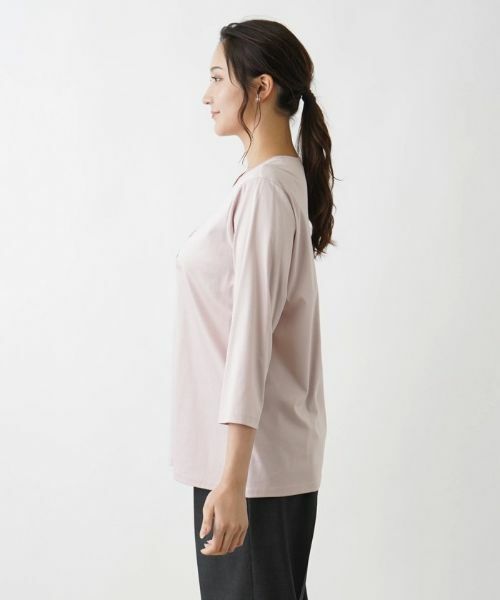 Leilian PLUS HOUSE / レリアンプラスハウス カットソー | クロップドスリーブカットソー【MUSE BY ROCHAS Premiere】 | 詳細11