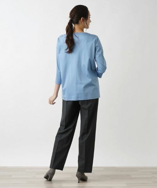 Leilian PLUS HOUSE / レリアンプラスハウス カットソー | クロップドスリーブカットソー【MUSE BY ROCHAS Premiere】 | 詳細6