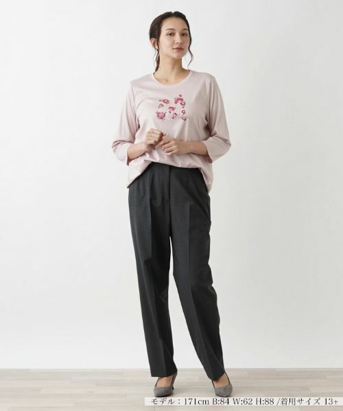 Leilian PLUS HOUSE / レリアンプラスハウス カットソー | クロップドスリーブカットソー【MUSE BY ROCHAS Premiere】 | 詳細7