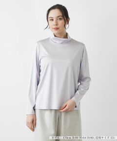 Leilian PLUS HOUSE / レリアンプラスハウス カットソー | 【店舗人気】ハイネックカットソー【シルク混】