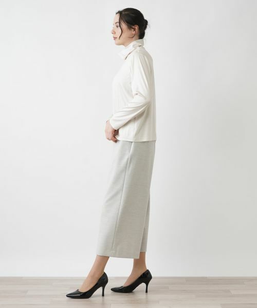 Leilian PLUS HOUSE / レリアンプラスハウス カットソー | 【店舗人気】ハイネックカットソー【シルク混】 | 詳細10