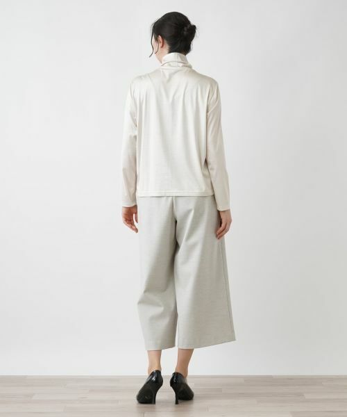 Leilian PLUS HOUSE / レリアンプラスハウス カットソー | 【店舗人気】ハイネックカットソー【シルク混】 | 詳細11